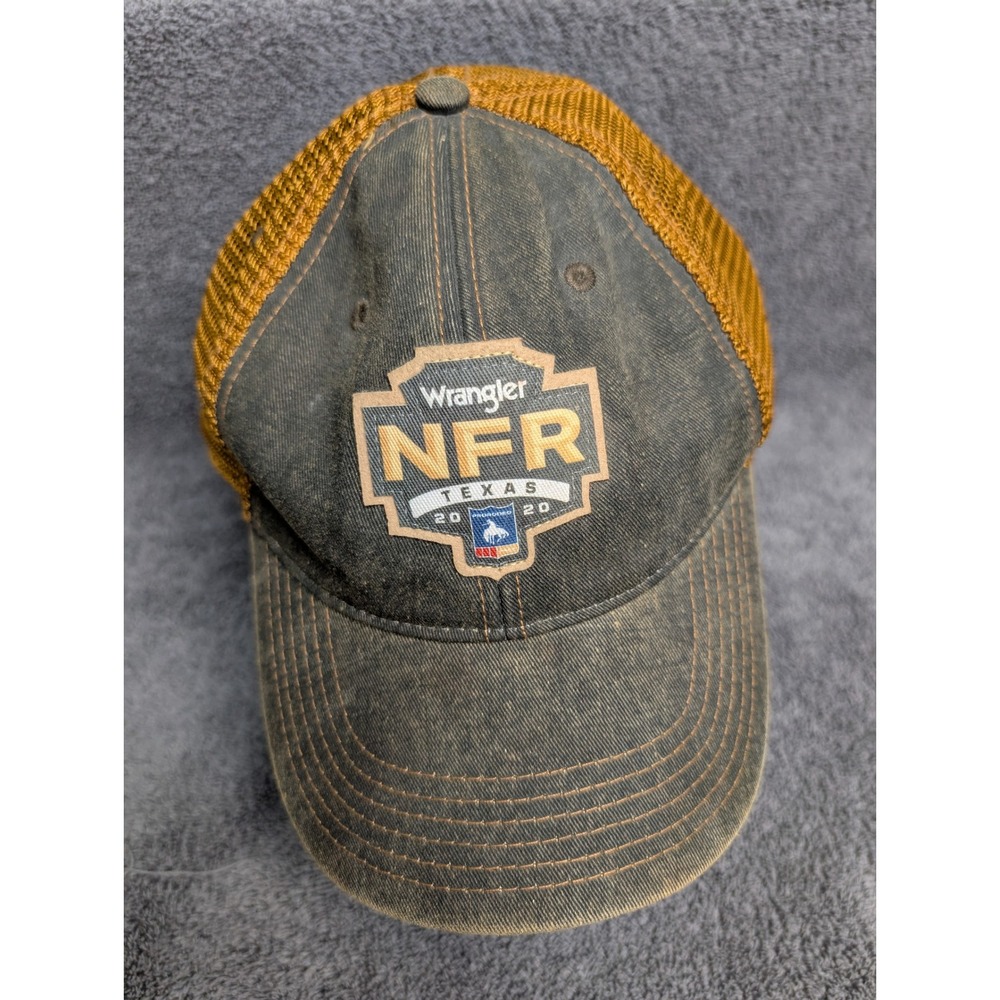 Wrangler NFR Texas 2020 Legacy Trucker Hat Brown Mesh Snapback 7471